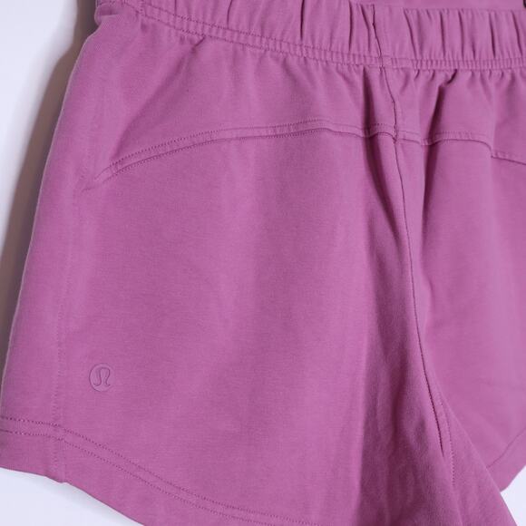 LULULEMON Inner Glow High-Rise Short 3" Velvet Dust Sweatshorts Women's 4 - Picture 5 of 8